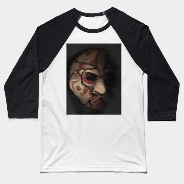 Prosciutto Baseball T-Shirt by Clown Barf